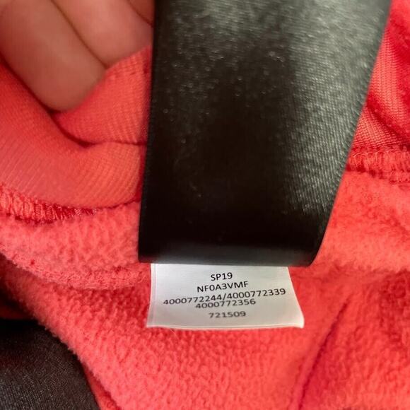 The North Face Womens Size Medium Coral Fleece Tundra 1/4 Snap Jacket Gorpcore - Picture 9 of 10